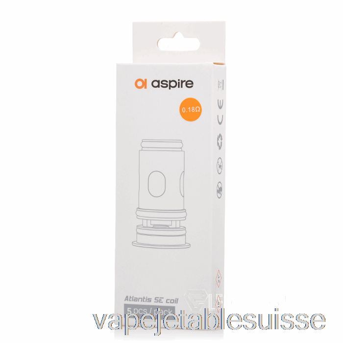 Vape Suisse Aspire Atlantis Se Bobines De Remplacement Bobines 0.18ohm